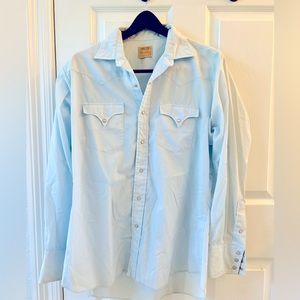 Vintage Miller Western Wear Pearl Snap Button Down